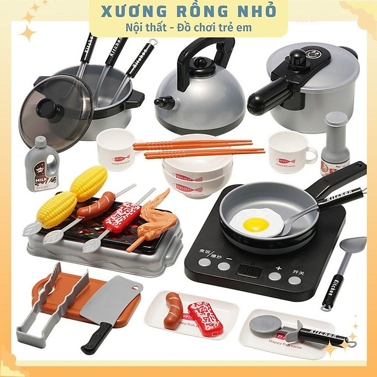 Mua Đồ chơi nấu ăn 36 chi tiết an toàn Chính hãng Giá tốt - Hình ảnh 5