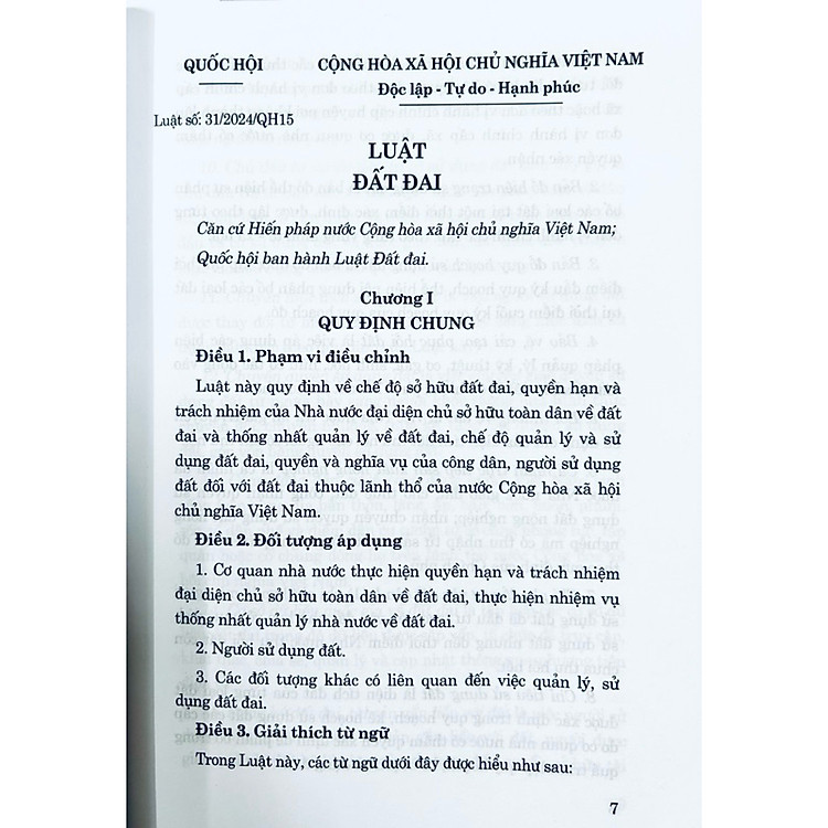 Luật Đất Đai (Được thông qua ngày 18/01/2024) - Ảnh 4