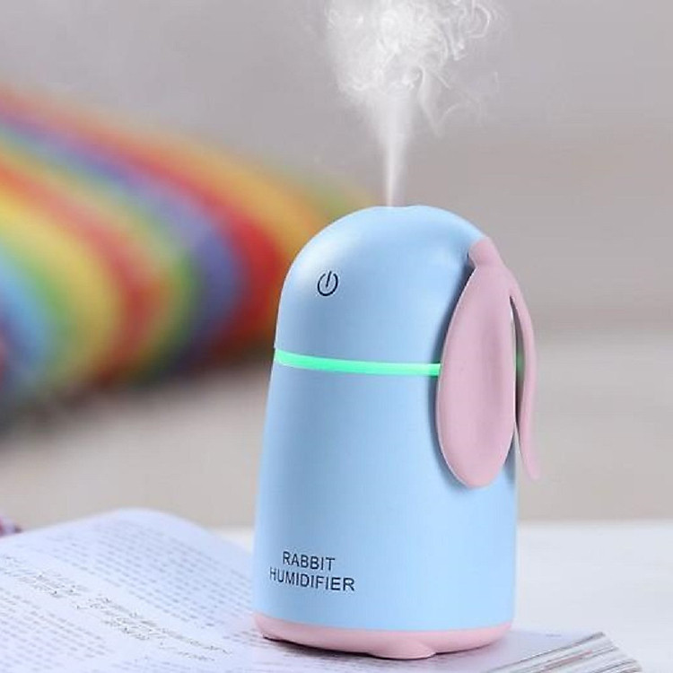 Máy phun sương, xông tinh dầu cao cấp hình con thỏ