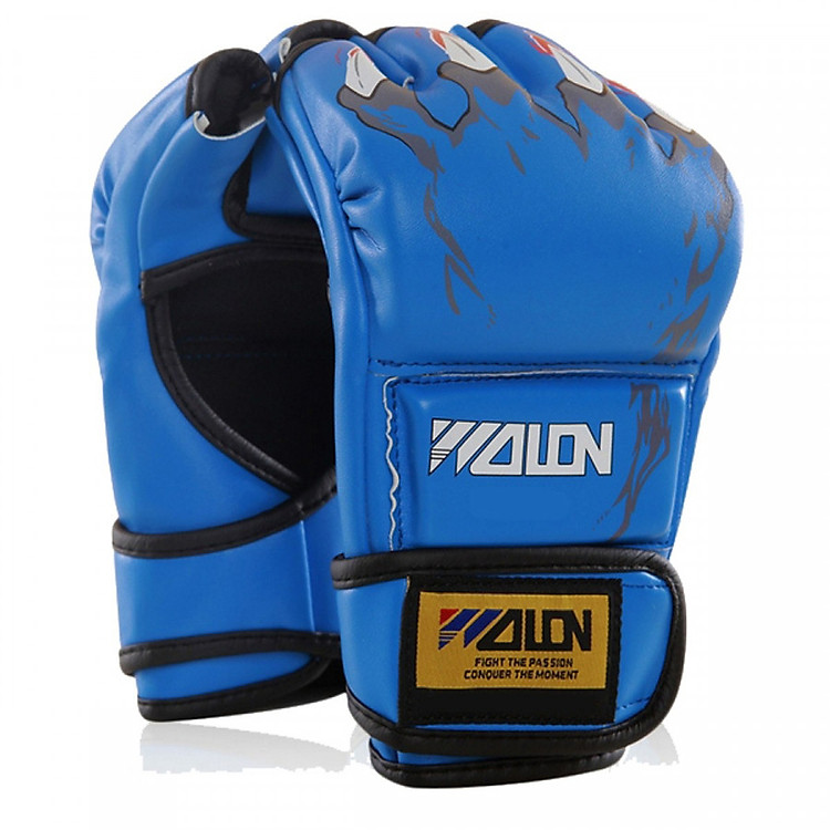 Găng tay đấm bốc Wolon MMA hở ngón cao cấp