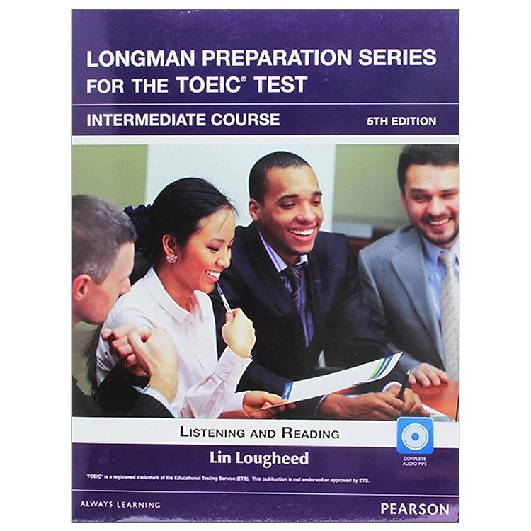 Sách Luyện Thi – Longman Preparation Series for the TOEIC Test: Intermediate + CD without Answer key