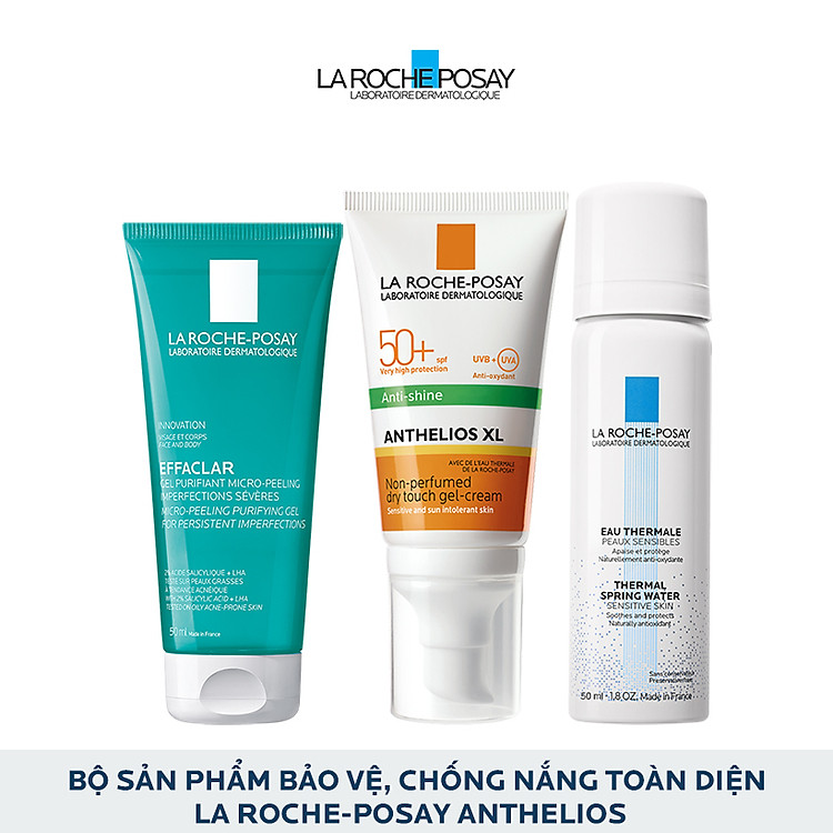 Bộ sản phẩm bảo vệ, chống nắng toàn diện La Roche-Posay Anthelios