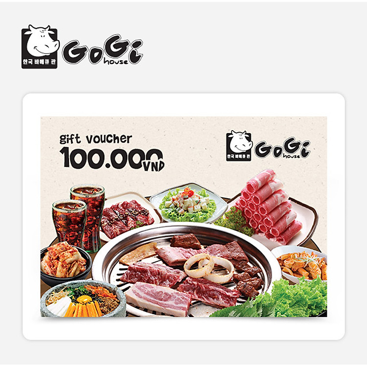 Giftpop - Phiếu Quà Tặng GoGi House 100K