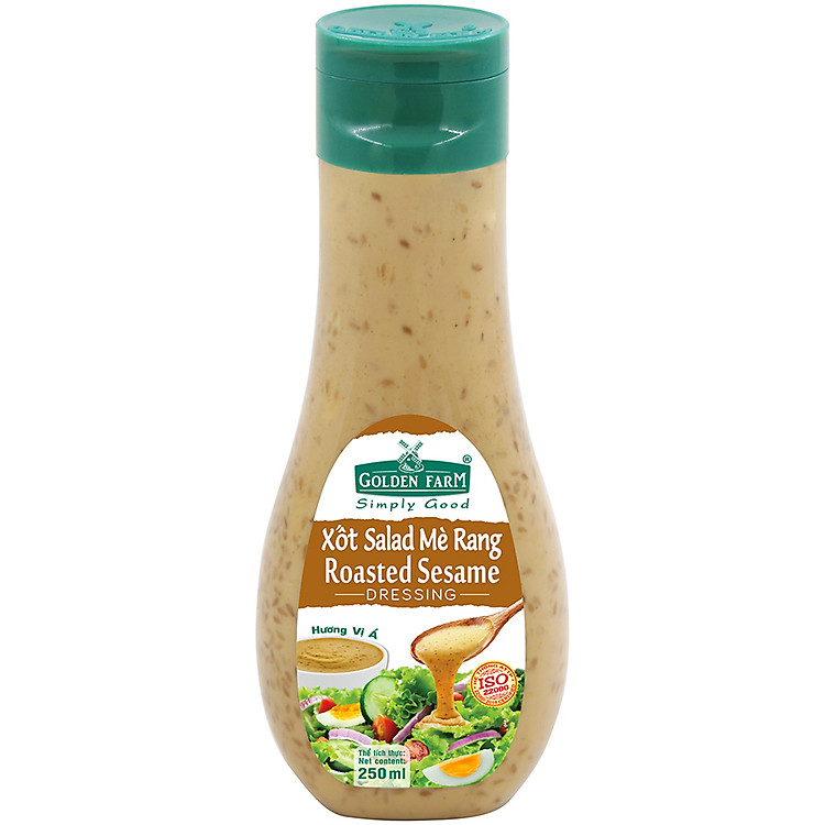 Xốt Salad Mè Rang Golden Farm (250G)