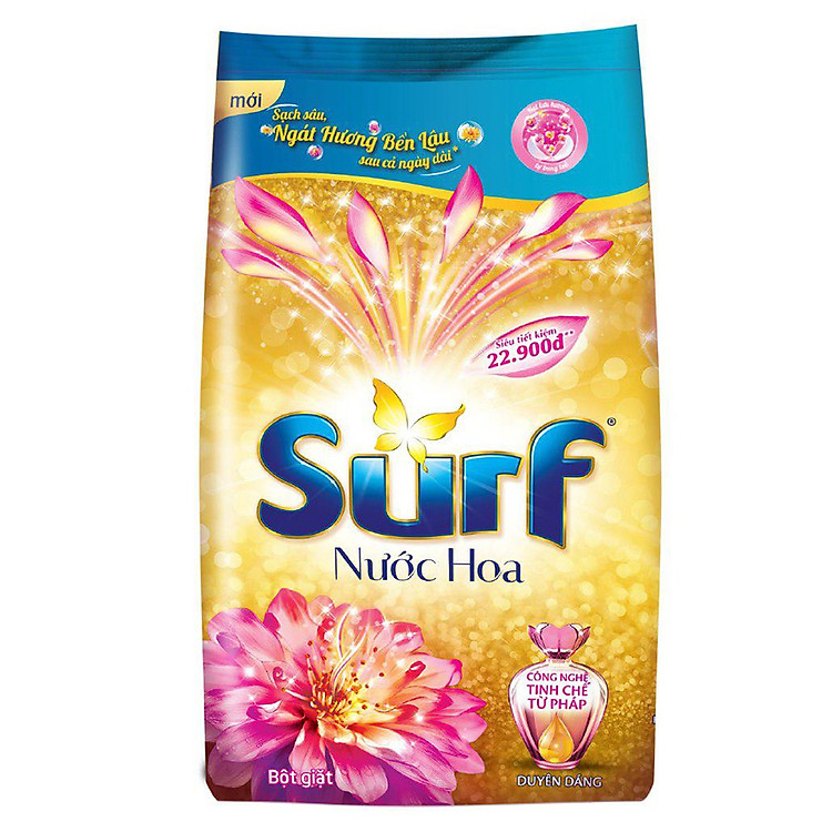 Bột Giặt Surf Nước Hoa Gold Duyên Dáng (5.5kg / Gói)