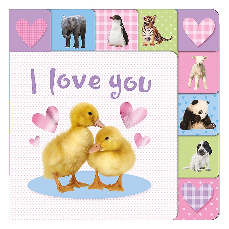 Sách I Love You - Lift-the-Tab Books (Board book)