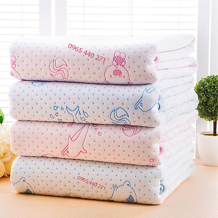 Thảm chống thấm, lót tè chống thấm 4 lớp dùng 4 mùa cho bé - kích thước 50x70cm chống thấm tuyệt đối