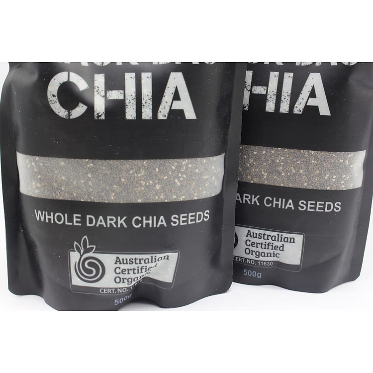 Hạt Chia Úc Túi Đen Black Bag Seeds 500g - Hàng Nhập Khẩu