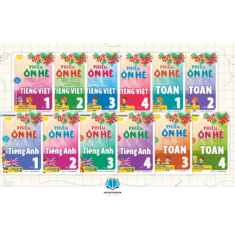 Phiếu ôn hè Toán Tiếng Việt Tiếng Anh Lớp 1.2.3.4 – LỚP 3 – Tiếng Việt