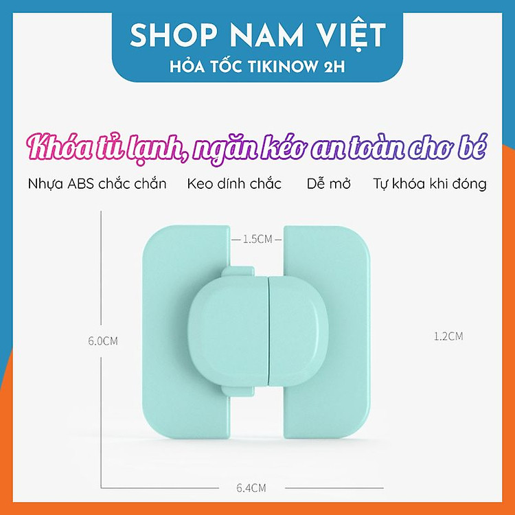 Khóa Tủ Lạnh An Toàn NAVIVU - Hồng Chính hãng Giá tốt - Hình ảnh 4