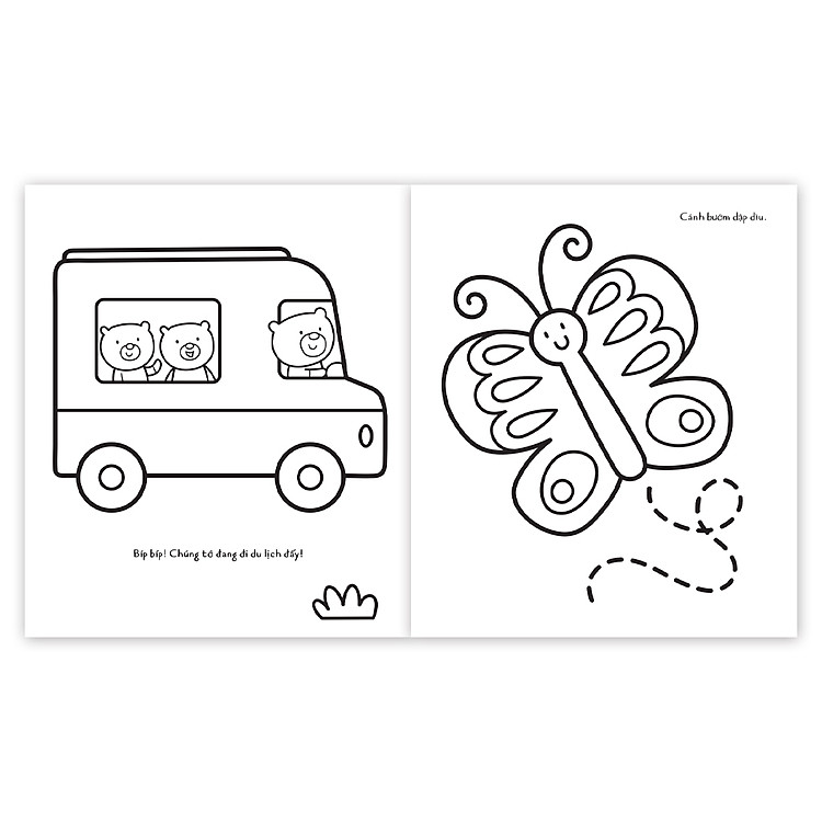 Cuốn Sách Tô Màu Đầu Tiên Của Tớ - Tô Màu Hạnh Phúc - Ảnh 3