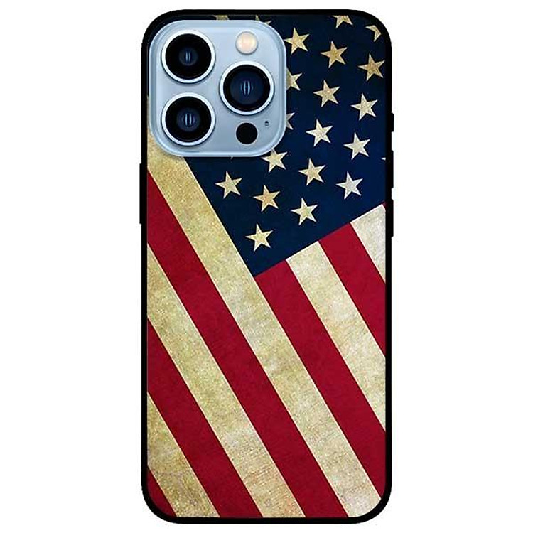 Ốp lưng dành cho Iphone 13 Mini - Iphone 13 - Iphone 13 Pro - Iphone 13 Pro Max - Cờ Mỹ
