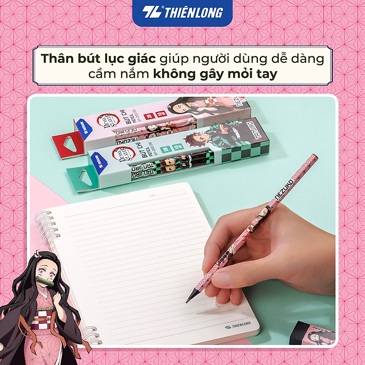 Bộ Bút Chì Gỗ Đen Thiên Long GP-030/DS (10 chiếc) - Ảnh 6