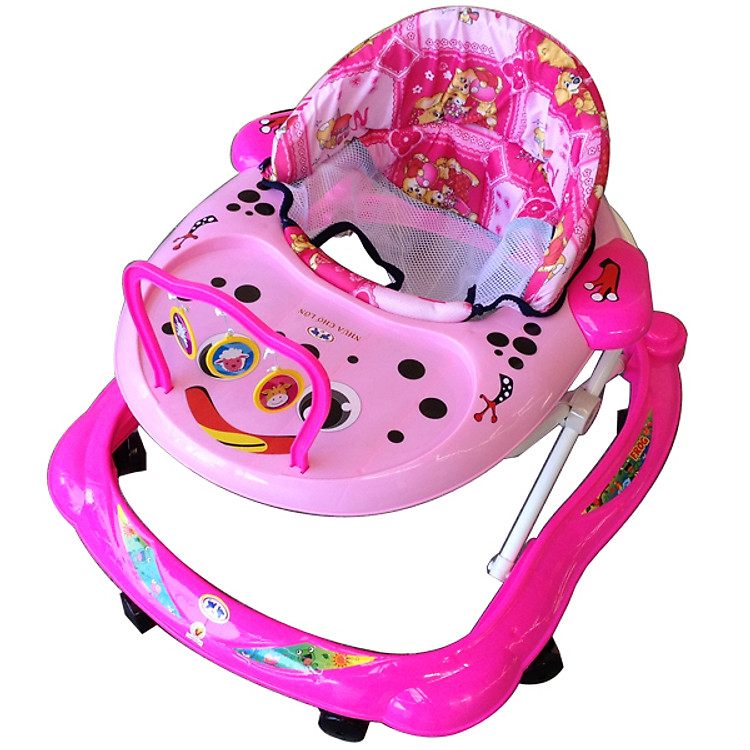 Xe Tập Đi Nhựa Chợ Lớn L3 Con Ếch (Không nhạc) - Dành Cho Bé Từ 6 - 12 Tháng - M1491A-XTĐ - Giao màu ngẫu nhiên