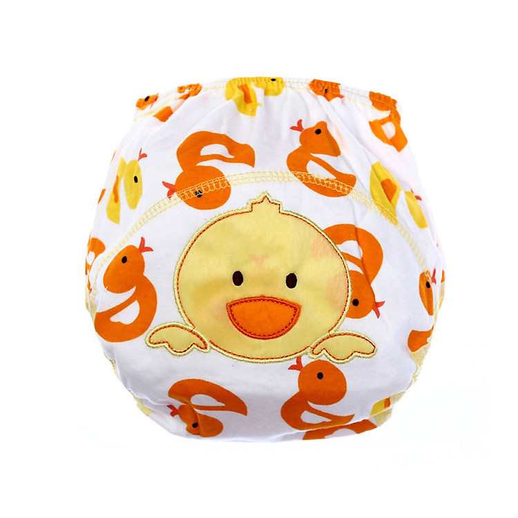 Tã Vải Cotton Tái Sử Dụng Điều Chỉnh Được In Hoạt Hình Dễ Thương Cho Bé