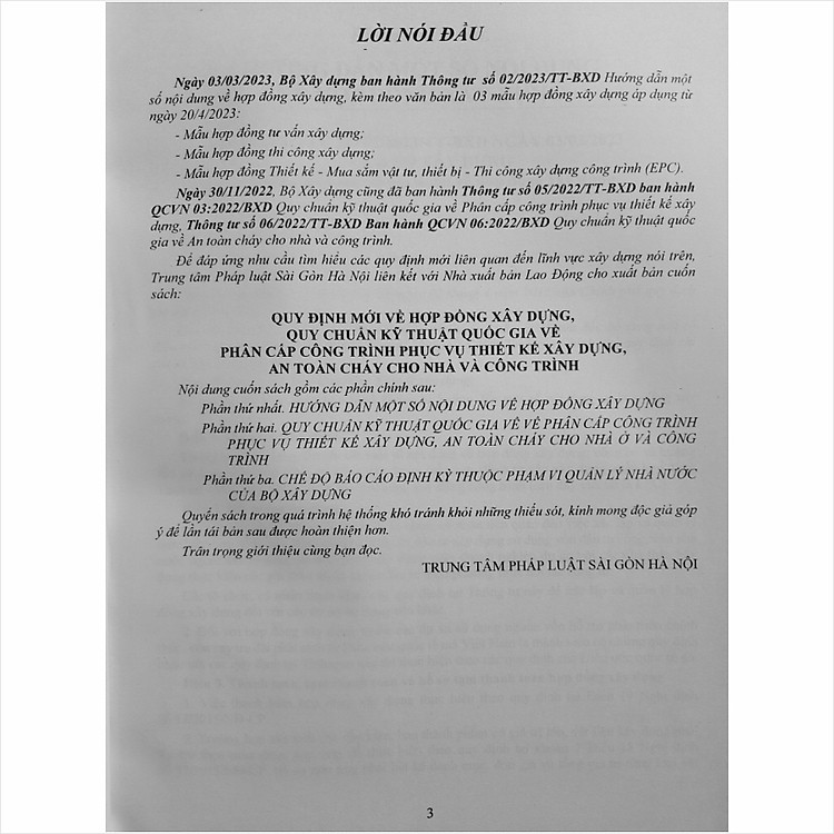 Quy Định Mới Về Hợp Đồng Xây Dựng, Quy Chuẩn Kỹ Thuật Quốc Gia Về Phân Cấp Công Trình Phục Vụ Thiết Kế Xây Dựng, An Toàn Cháy Cho Nhà Và Công Trình - V2213D - Ảnh 2