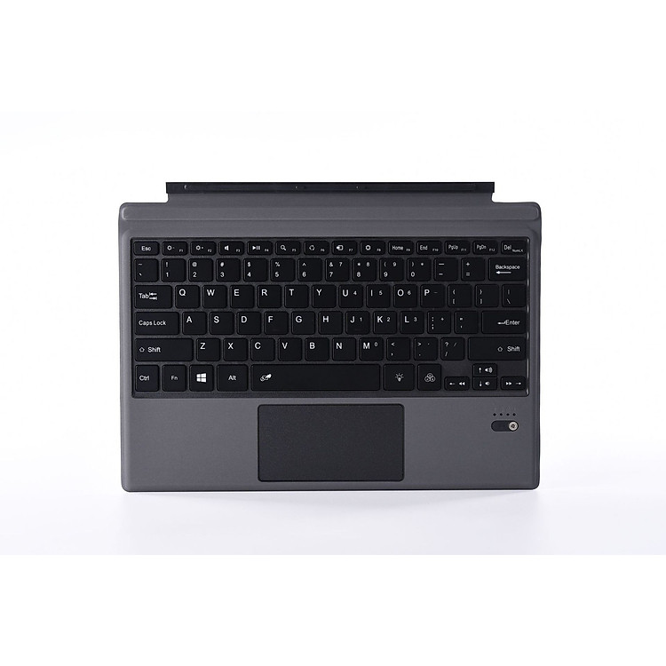 Bàn phím Bluetooth 3.0 sạc từ tính 1089D Bao da Microfiber cho Microsoft Surface Pro3 / Pro4 / Pro5/ Pro6 - Hàng Nhập Khẩu