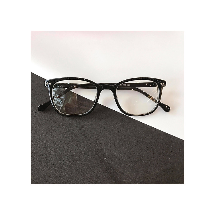 Kính mắt vuông Unisex 2 chấm thời trang