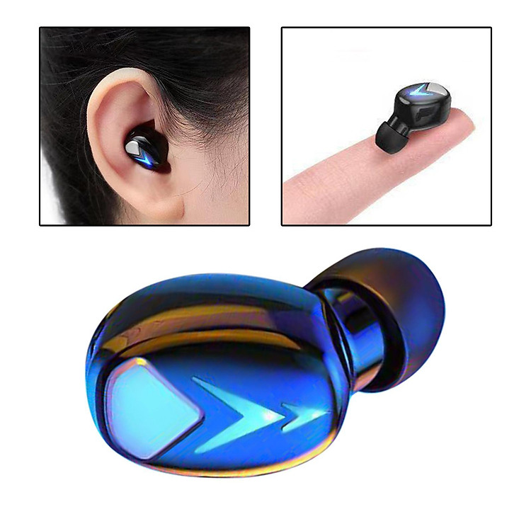 Mini Single Wireless Earbuds Noise Cancelling Bluetooth 5.2 Headphones