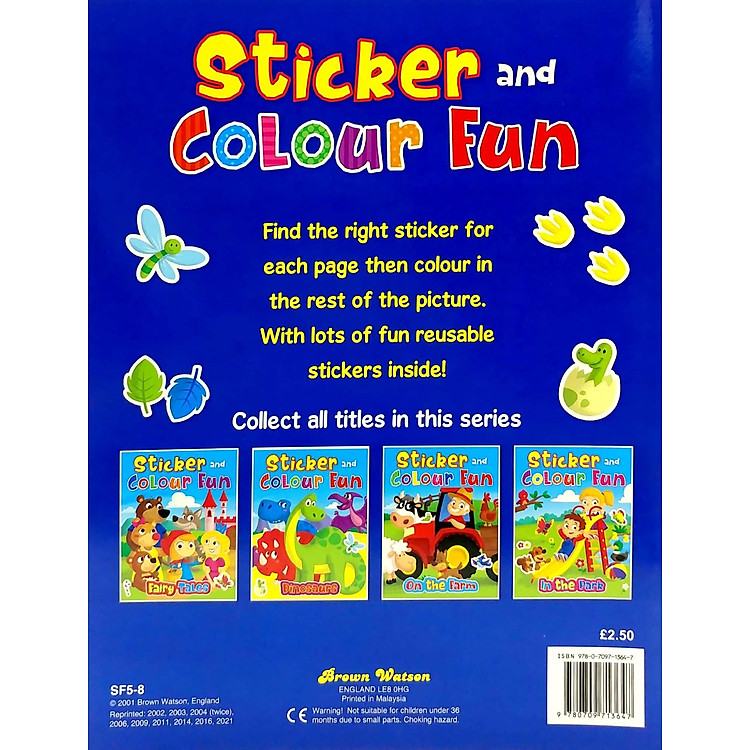 Sticker & Colour Fun: Dinosaurs