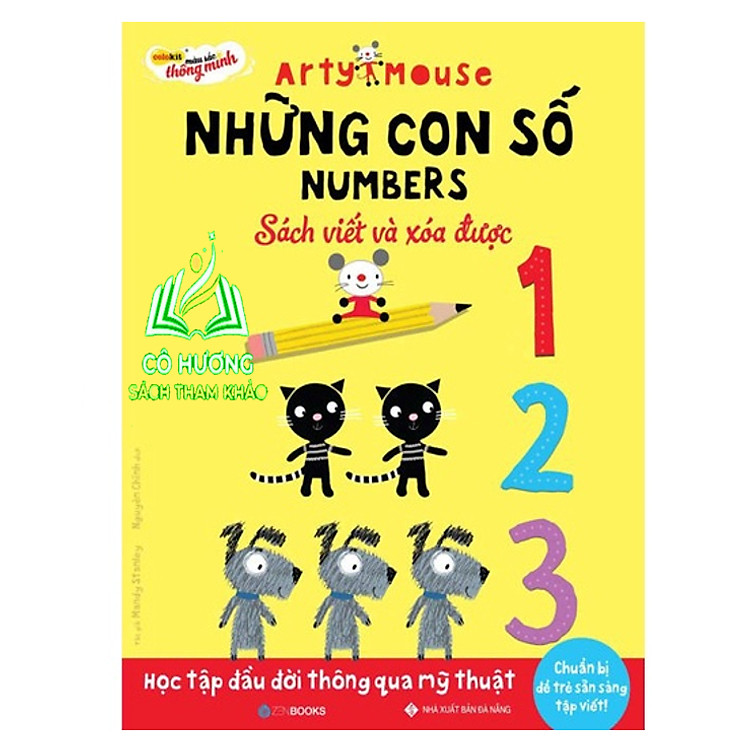 Arty Mouse Những Con Số (Sách Viết Và Xóa Được)