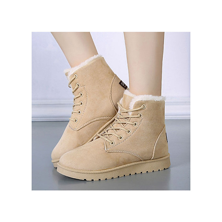 Giày bốt nữ cổ lông phong cách trẻ trung năng động TRT-GBNU-04