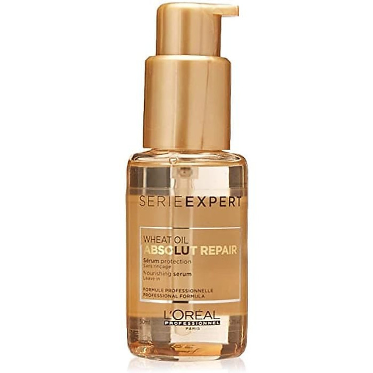 Tinh dầu dưỡng tóc L'OREAL SERIE EXPERT WHEAT OIL ABSOLUT REPAIR Nourishing serum 30ml
