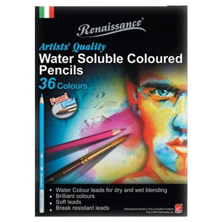 Bộ Bút Chì Màu Nước Renaissance (36 màu)