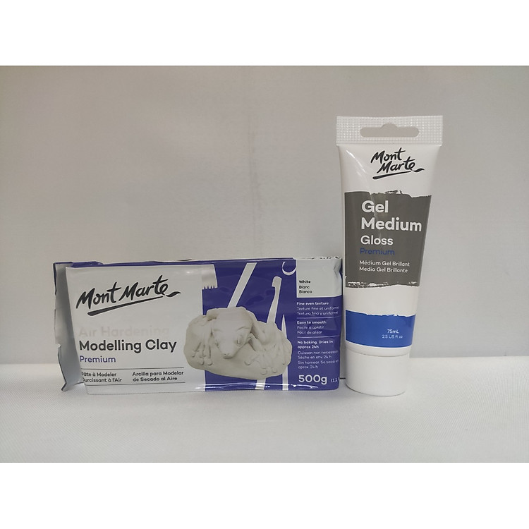 Bộ đất sét và dụng cụ phủ bóng - Ảnh 2