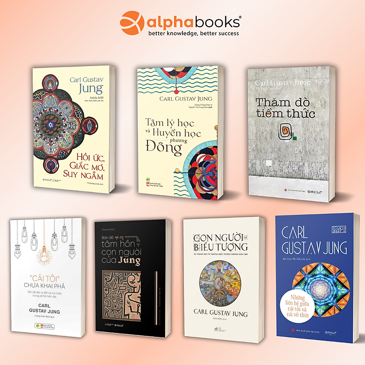 Bộ Sách Carl Jung: Hồi Ức, Giấc Mơ, Suy Ngẫm + Bản Đồ Tâm Hồn Con Người Của Jung + Con Người Và Biểu Tượng + Thăm Dò Tiềm Thức + "Cái Tôi" Chưa Khai Phá + Tâm Lý Học Và Huyền Học Phương Đông + Những Liên Hệ Giữa Cái Tôi Và Cái Vô Thức