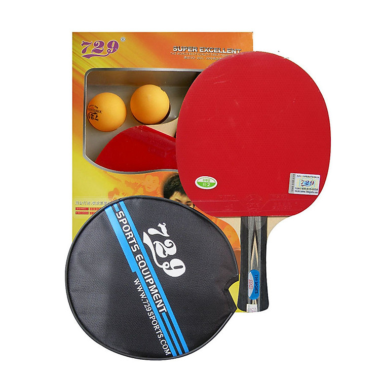 Vợt bóng bàn 729-2040 kèm 2 bóng và túi đựng