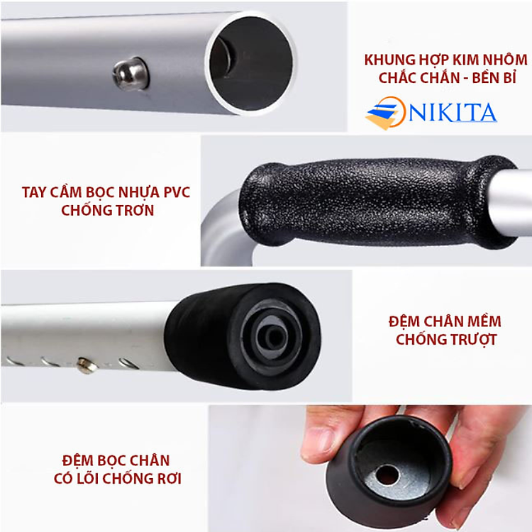 Khung tập đi cho người già Nikita Tiết kiệm - Hình ảnh 4