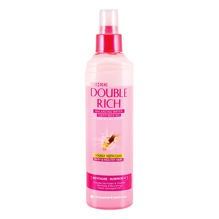 Nước Dưỡng Tóc Chăm Sóc Hư Tổn Double Rich Nutrition Hồng