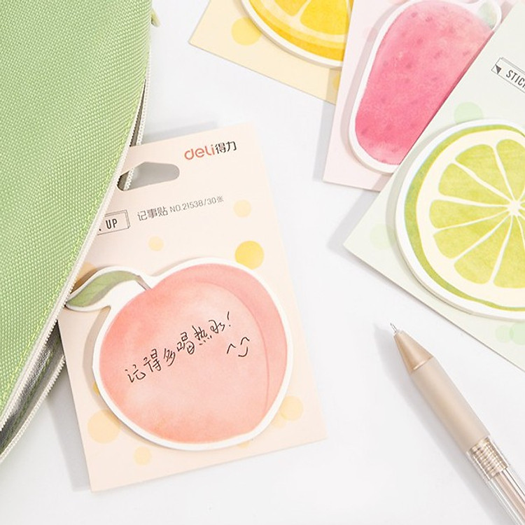 Giấy Nhớ Deli Hình Hoa Quả (110x80mm) - Ảnh 3