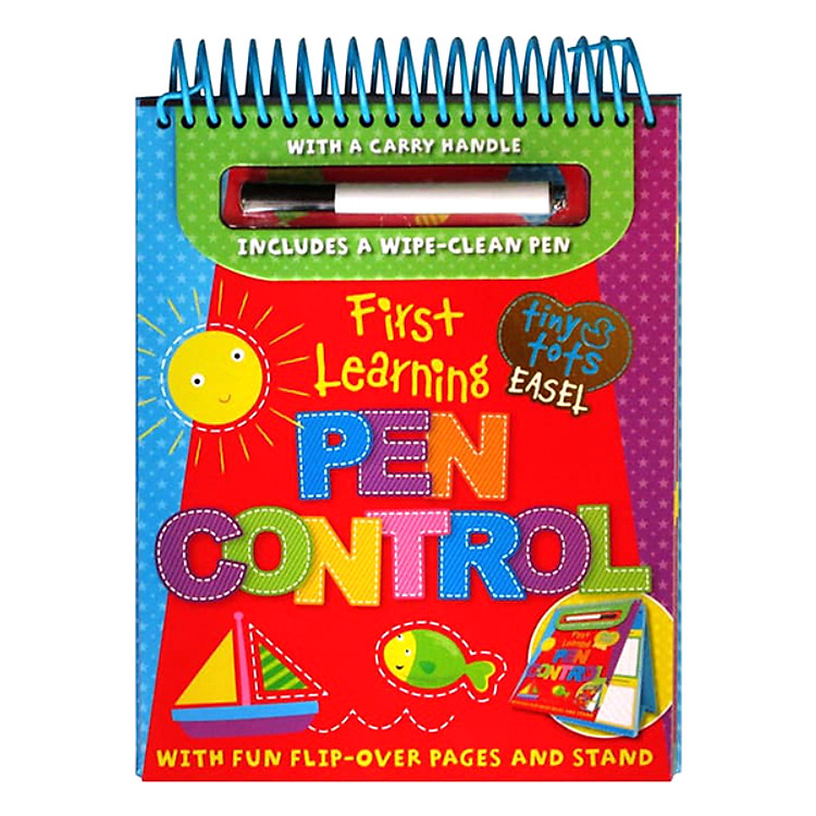 Sách Tiny Tots Easel First Learning : Pen Control (Includes a wipe-clean Pen)
