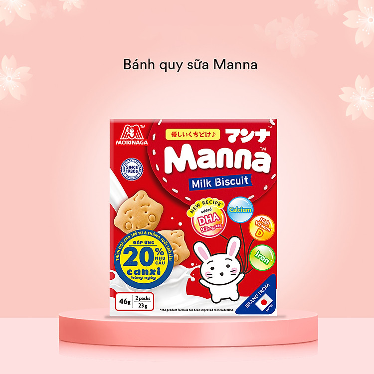 Bánh Quy dinh dưỡng Manna Morinaga 46g Đảm bảo Ưu đãi - Hình ảnh 2