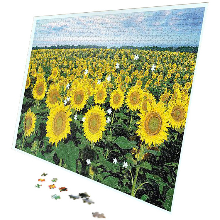 Tranh xếp hình Hoa Hướng Dương 2035 Chính hãng Tiết kiệm - Hình ảnh 2