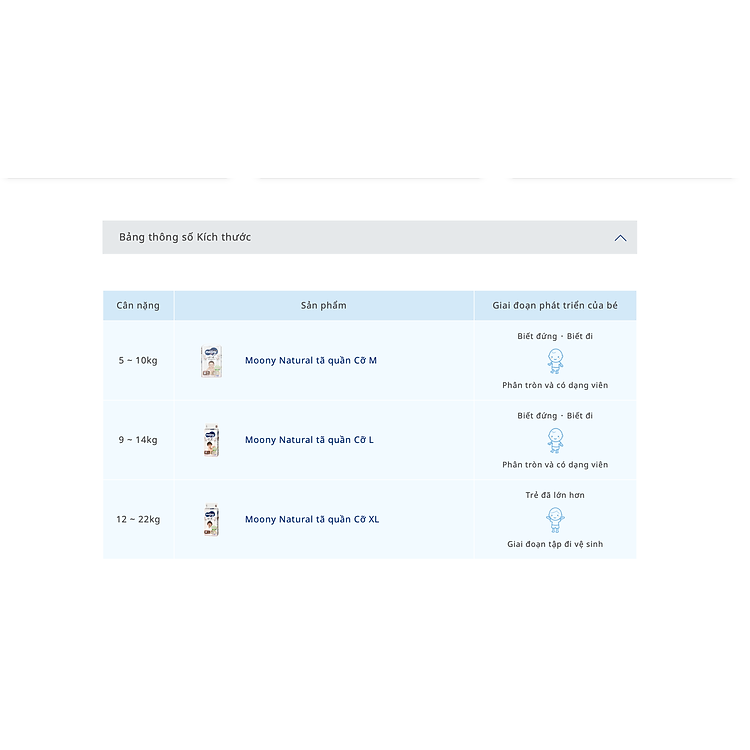 Mua Tã quần Moony Natural XL 32 miếng Đảm bảo Giá tốt - Hình ảnh 2