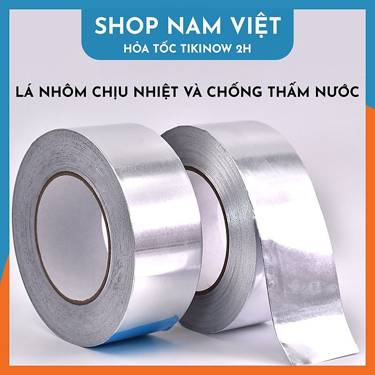 Băng Keo Giấy Bạc Nhôm Chịu Nhiệt (48mm x 3 mét) - Ảnh 7