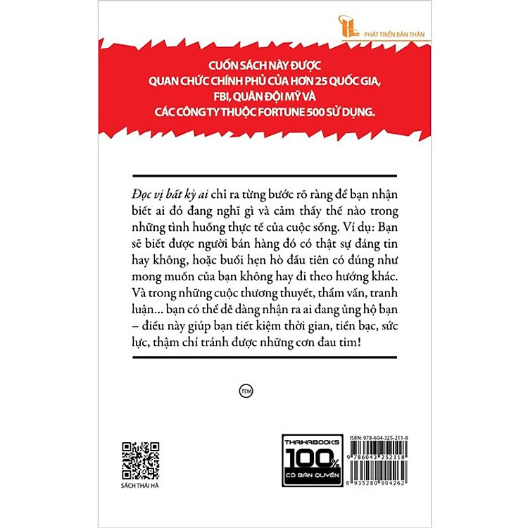 Đọc Vị Bất Kỳ Ai - Để Không Bị Lừa Dối Và Lợi Dụng - Ảnh 5