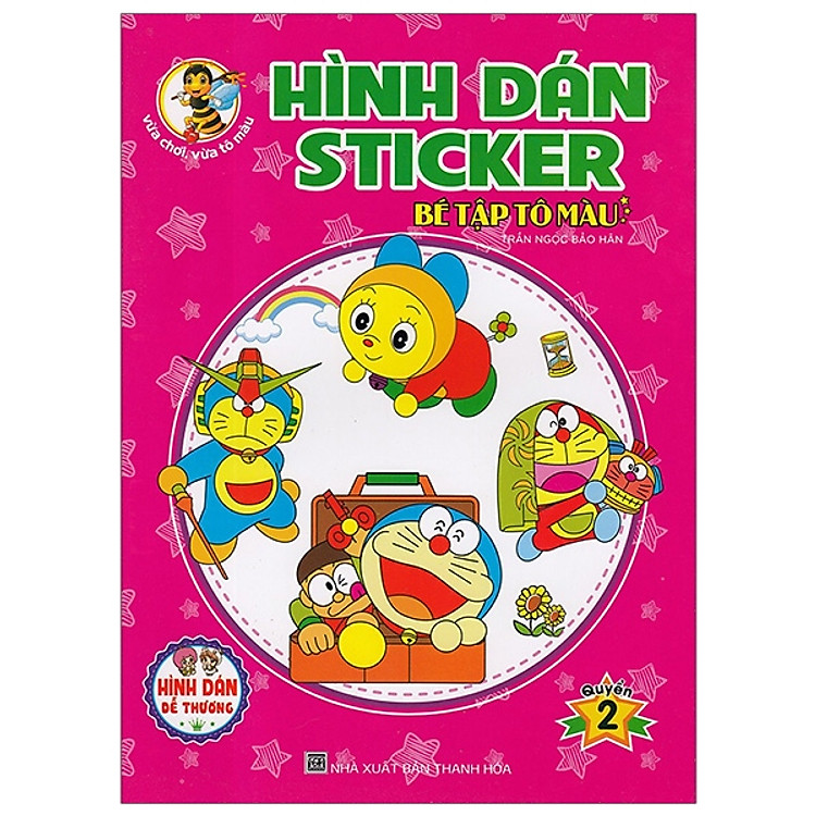 Hình Dán Sticker - Bé Tập Tô Màu - Quyển 2