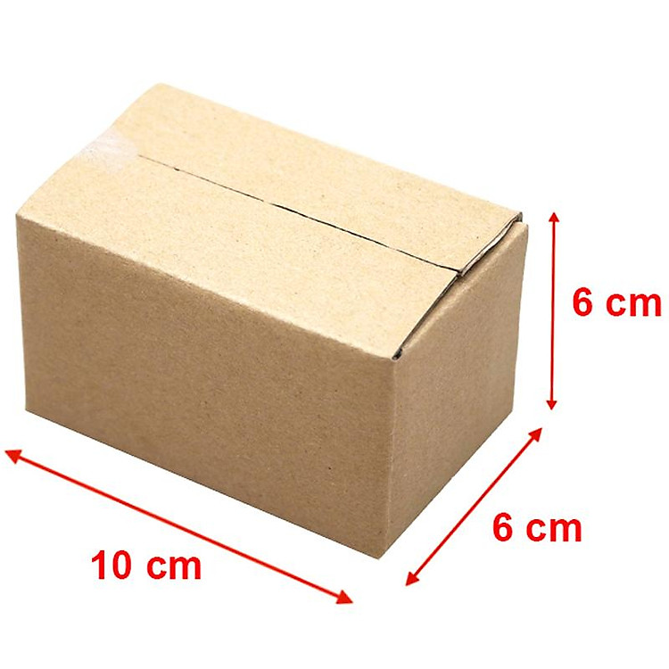 Thùng Carton Đóng Hàng 10 x 6 x 6 cm (5 chiếc) - Ảnh 3