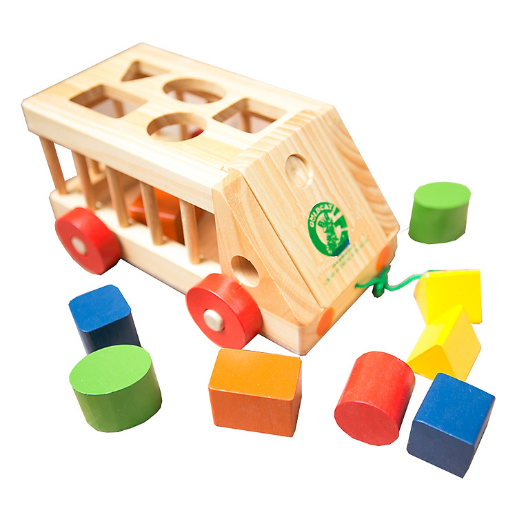 Đồ chơi gỗ - Oto thả hình