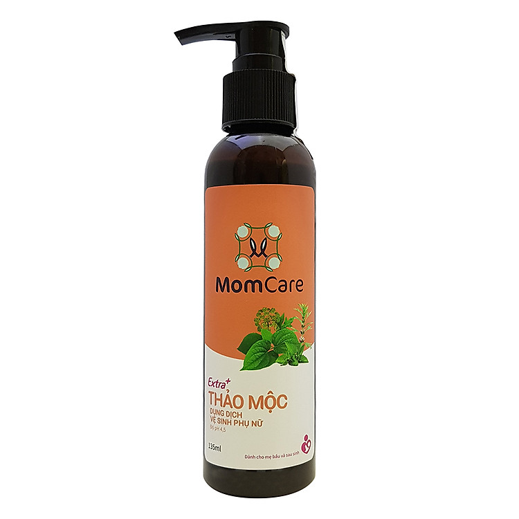 Dung Dịch Vệ Sinh Phụ Nữ Thảo Mộc Momcare Extra+ (Cho Bà Bầu)