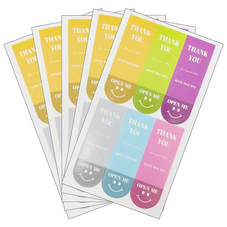 Sticker Cảm Ơn – Teenage CTE-044 (5 tờ)