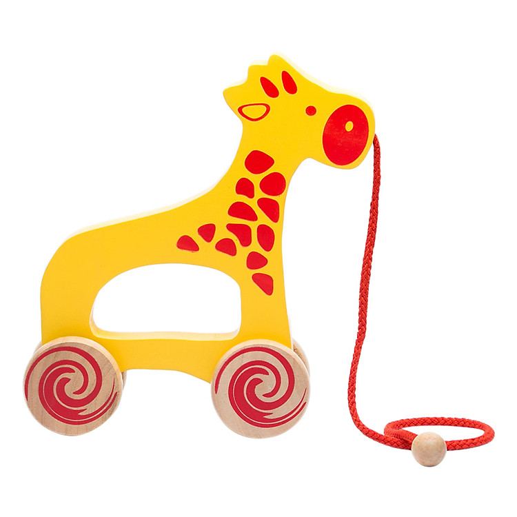 Xe Kéo Gỗ Tottosi Hươu Cao Cổ Mẹ 102003