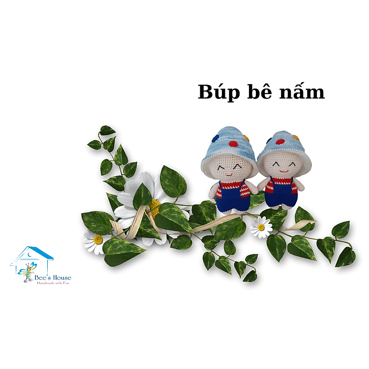 Búp bê nấm len tại BEE HOUSE Chính hãng Giá rẻ - Hình ảnh 5