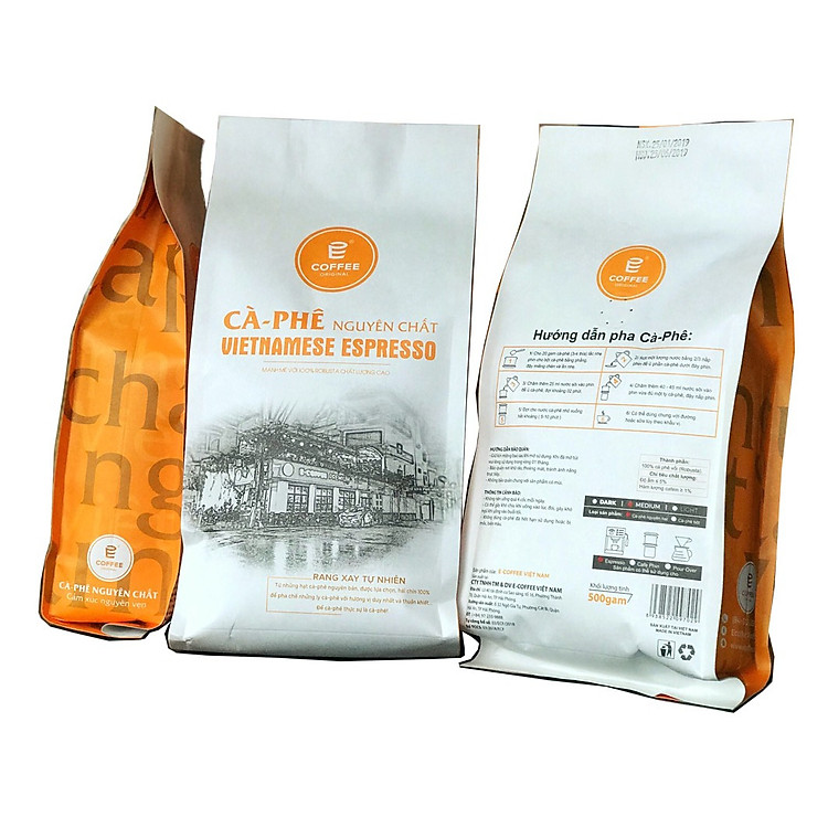 Cà phê Vietnamese Espresso – Cà phê Sữa đá – Pha máy (500 gram)