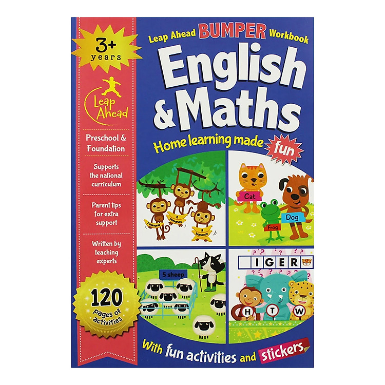 Sách Leap Ahead: 3+ Years English & Maths