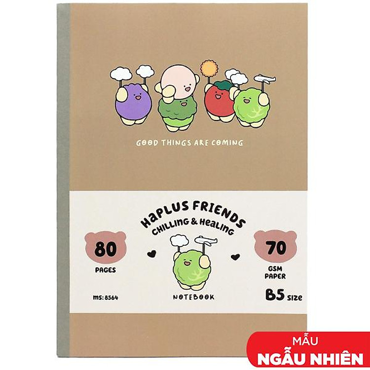 Tập Haplus Friends - Kẻ Ngang (80 trang, 70gsm) - Ảnh 2